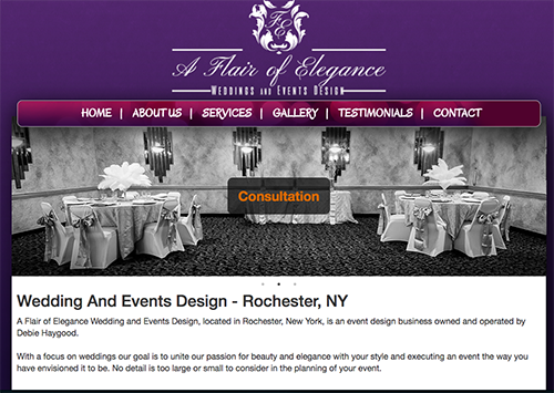 A Flair of Elegance Website